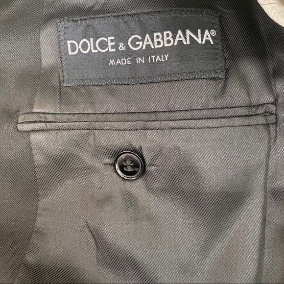 Dolce & Gabbana Men’s Black Suit Jacket 50 - Picture 8 of 9